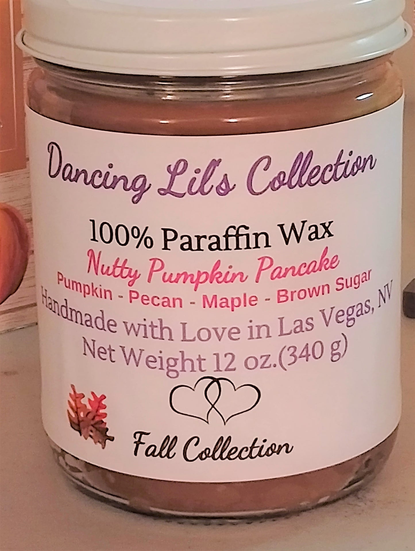 Nutty Pumpkin Pancake 12 oz. Candle (Fall Collection)