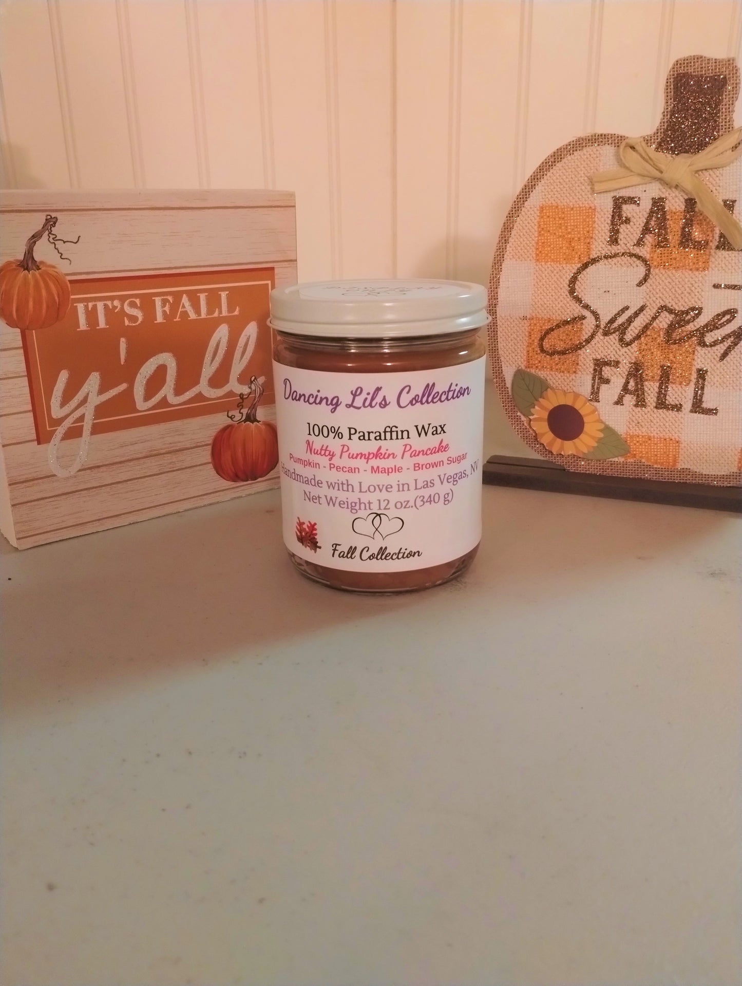 Nutty Pumpkin Pancake 12 oz. Candle (Fall Collection)